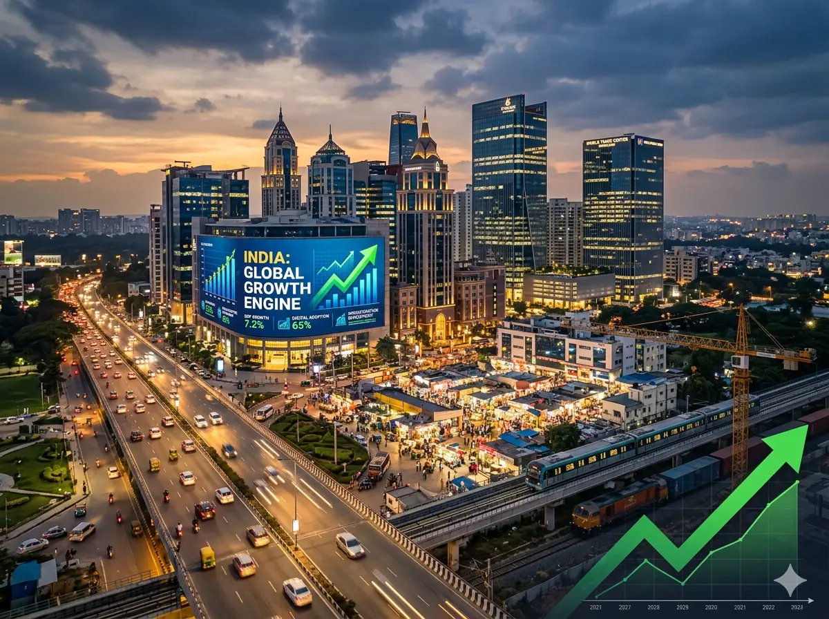 Indian business district and economic growth